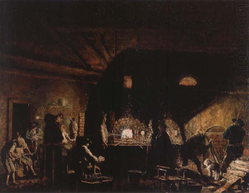 Pehr Hillestrom Kungsholms glasbruk china oil painting image